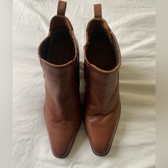 Chinese laundry booties light brown leather size 8.5 - Picture 5 of 7